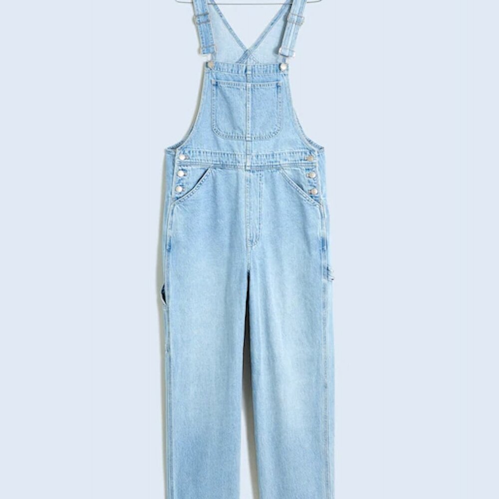Madewell Denim Oversized Carpenter Overalls